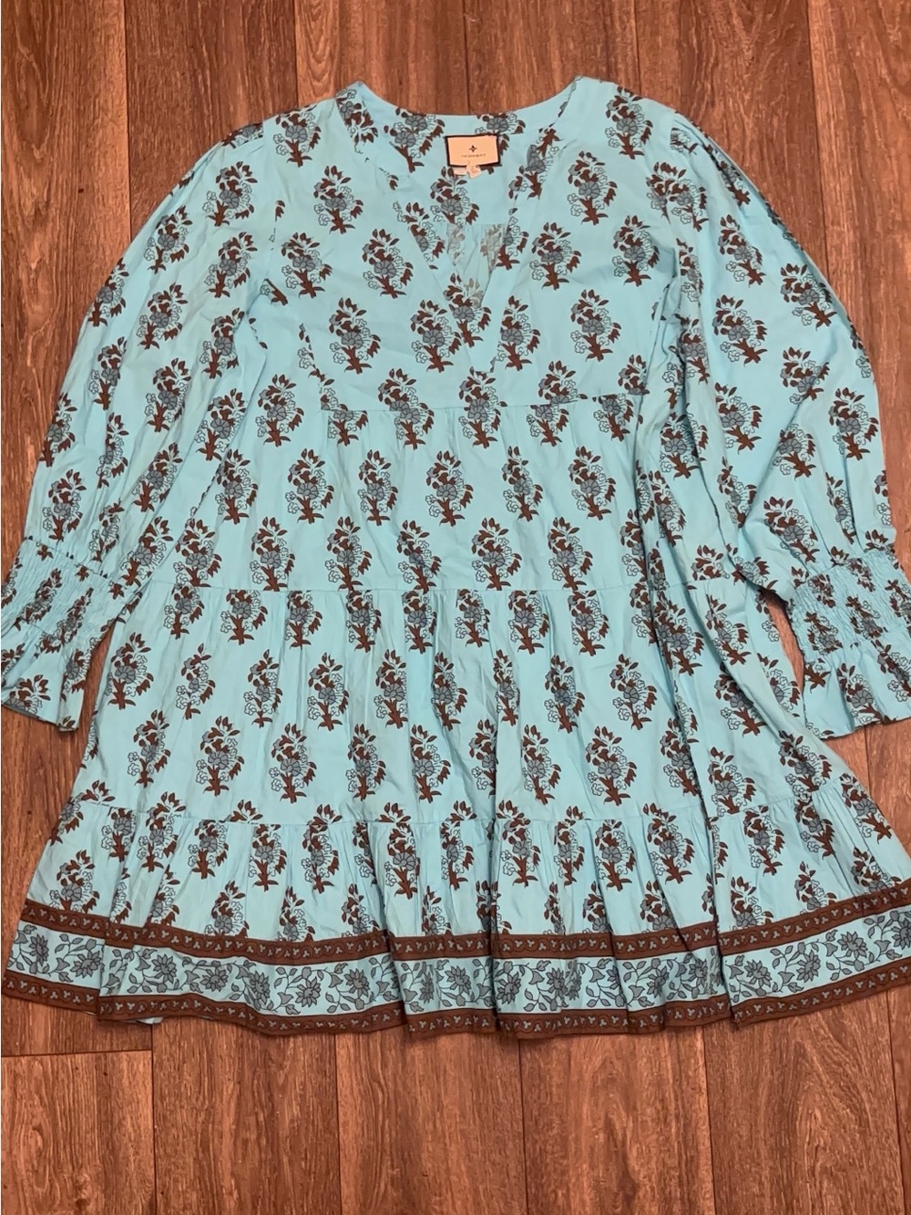 Tuckernuck tnuck Tropical Turquoise Bouquet Kenzo Mini Dress